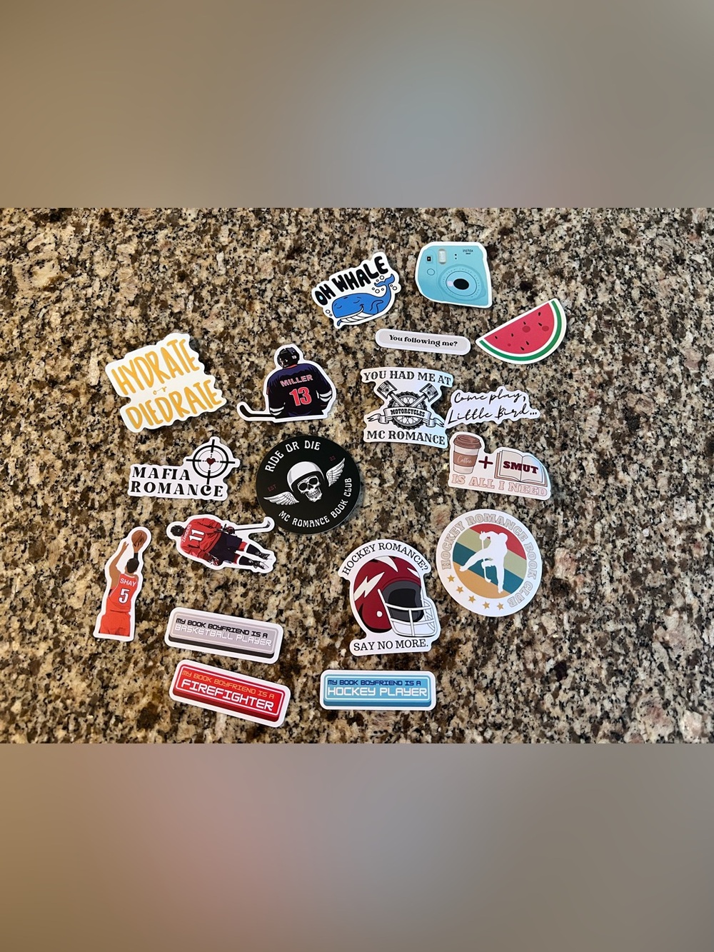 Mixed Assorted Vinyl Stickers (Smut/BookTok)